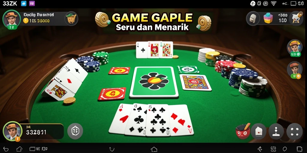 Tampilan menarik dan gameplay seru di 33ZK.
