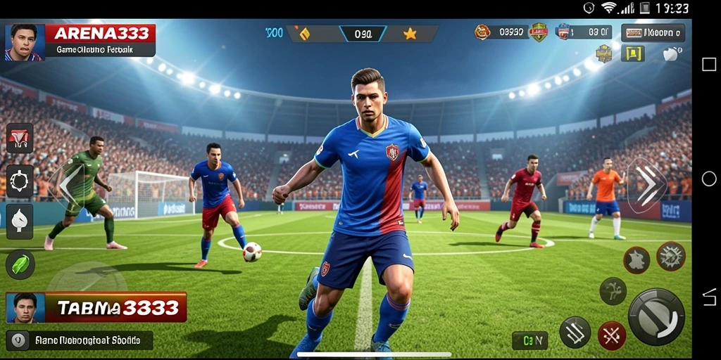Tangkapan layar ARENA333 menampilkan aksi olahraga yang seru dan grafis yang menarik.