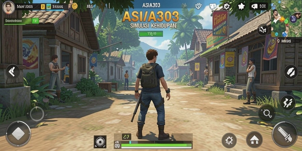 Tangkapan layar gameplay ASIA303 dengan simulasi kehidupan yang realistis.