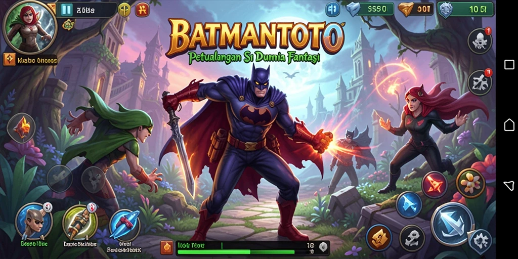 Tampilan gameplay seru di dunia petualangan BATMANTOTO.