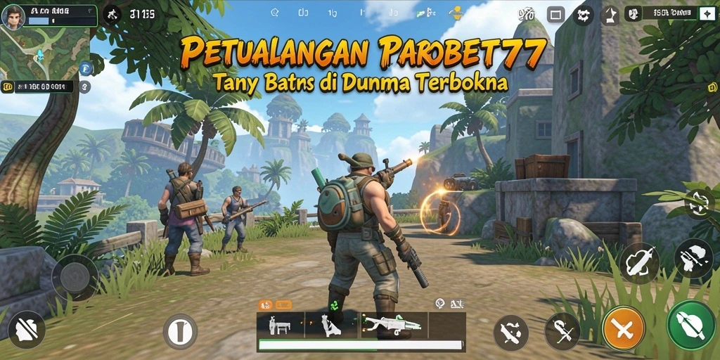 Tampilan gameplay <strong>BROBET77</strong> yang menarik di dunia terbuka.