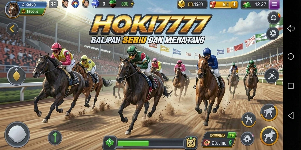 Screenshot HOKI777 menampilkan aksi balapan yang mendebarkan dan mobil yang menakjubkan.