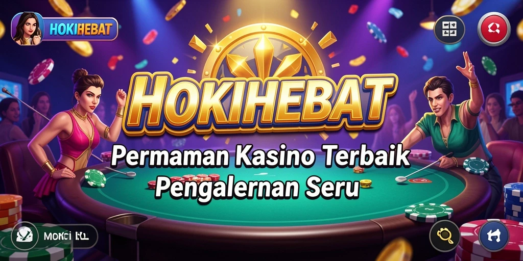 Screenshot utama HOKIHEBAT menampilkan gameplay Kasino yang seru dan menarik.