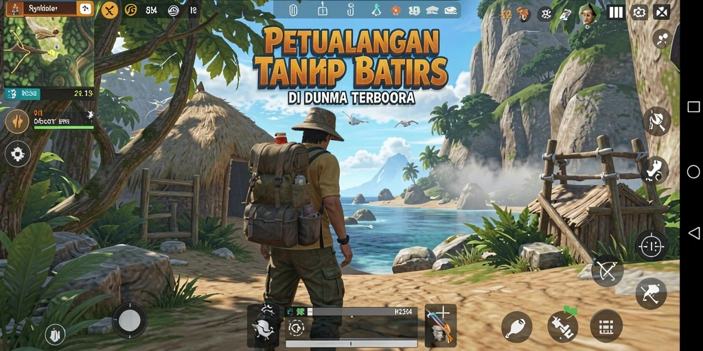 Tangkapan layar menampilkan petualangan mendebarkan dalam dunia terbuka K234.