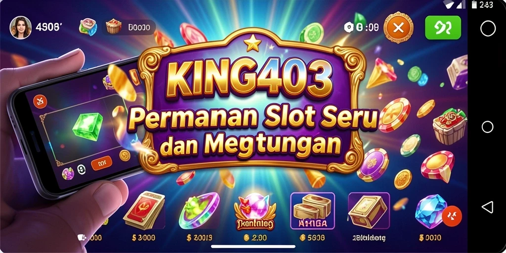 Tampilan gameplay KING403 yang menarik dan penuh warna.