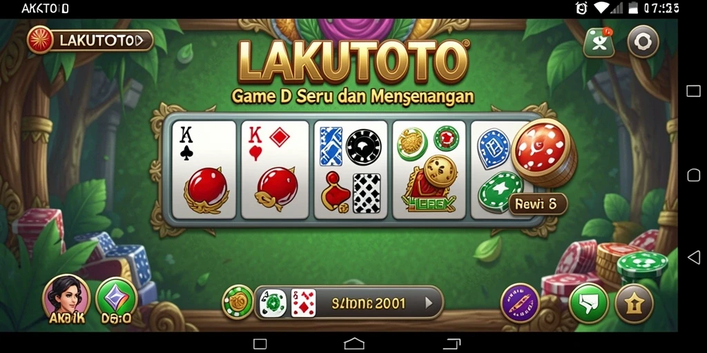 Tangkapan layar gameplay LAKUTOTO dengan grafis yang menawan.