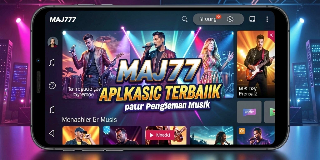 Tampilan sambil bermain musik di MAJ777 yang mengasyikkan.