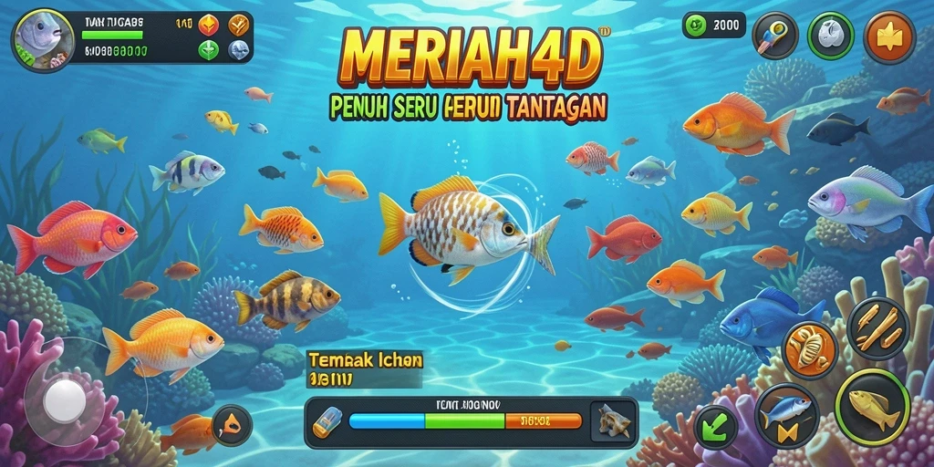Tangkapan layar gameplay MERIAH4D yang penuh aksi Tembak Ikan.