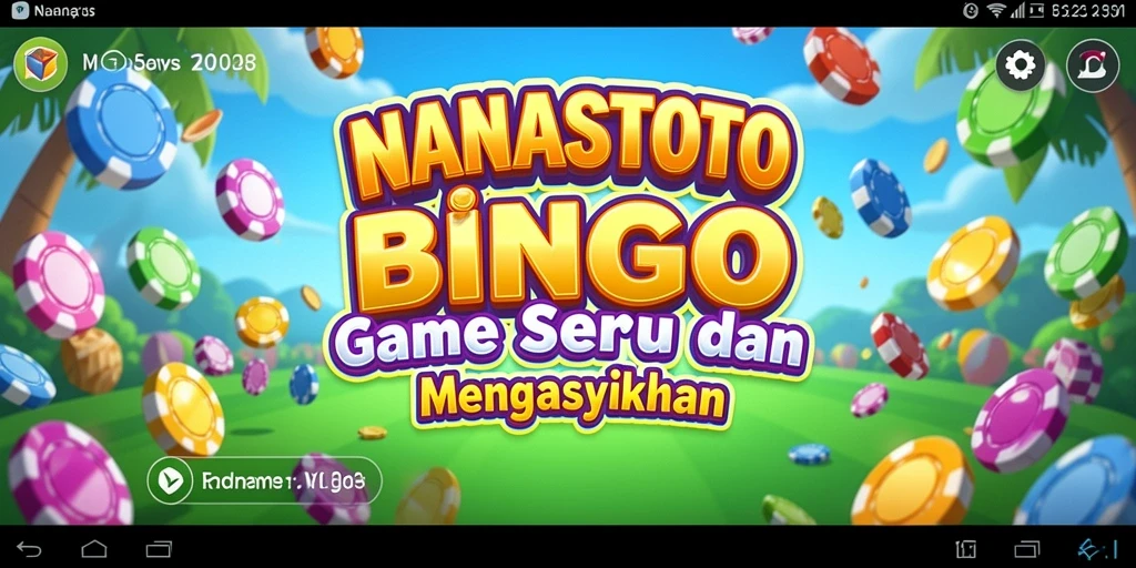 Screenshot gameplay Bingo yang menarik dan penuh warna.