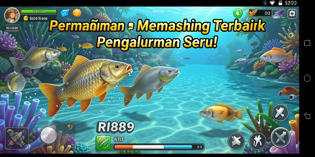 Tangkapan ikan besar dalam permainan RI889 dengan grafis menakjubkan.