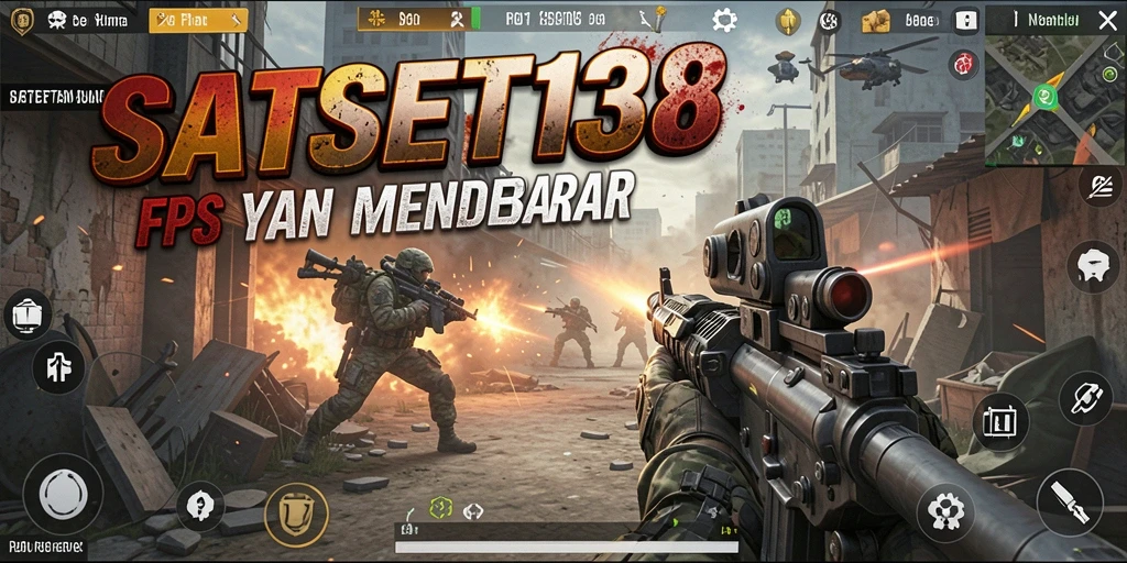Tampilan gameplay action-packed dari SATSET138 yang bikin adrenalin meningkat.