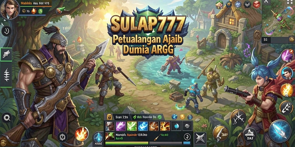 Gameplay seru SULAP777 dengan sihir menakjubkan dan pertempuran epik.