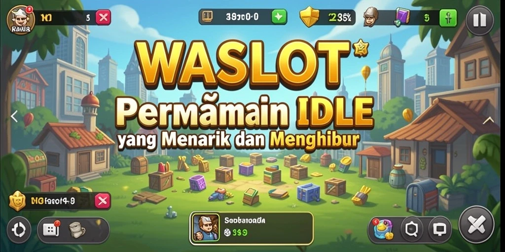 Screenshot gameplay WASLOT yang menampilkan pengalaman Idle yang seru.